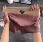 (2 Pcs Set) Men's Ethnic Style Breathable Antibacterial Boxer - Image 4