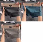 (2 Pcs Set) Men's Ethnic Style Breathable Antibacterial Boxer - Image 3