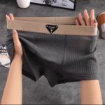 (2 Pcs Set) Men's Ethnic Style Breathable Antibacterial Boxer - Image 6